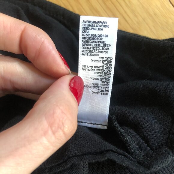 American Apparel Open Back Crop Top Size M - Picture 5 of 5